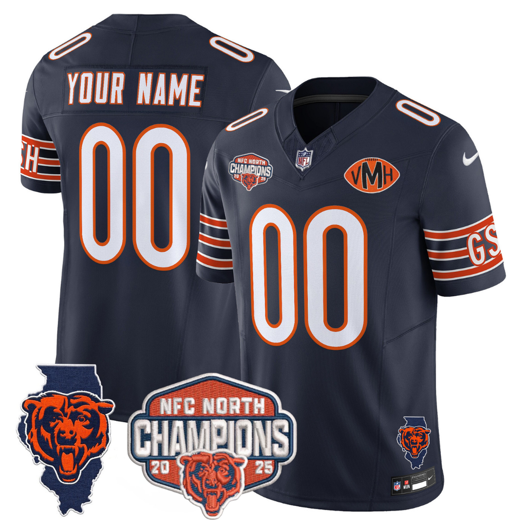 CHI 2025 NFC North Champions Patch Jersey V2