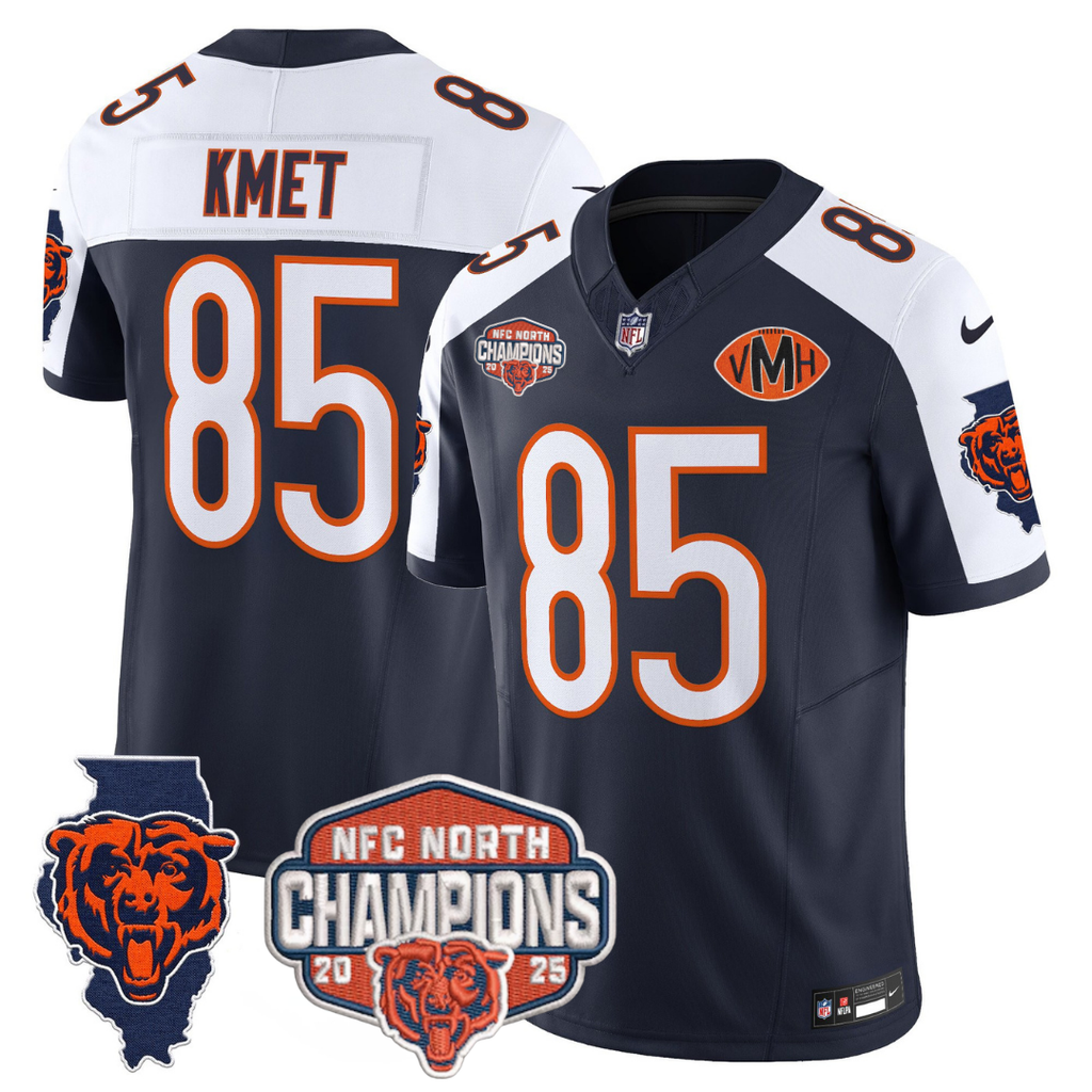 CHI 2025 NFC North Champions Patch Jersey V2