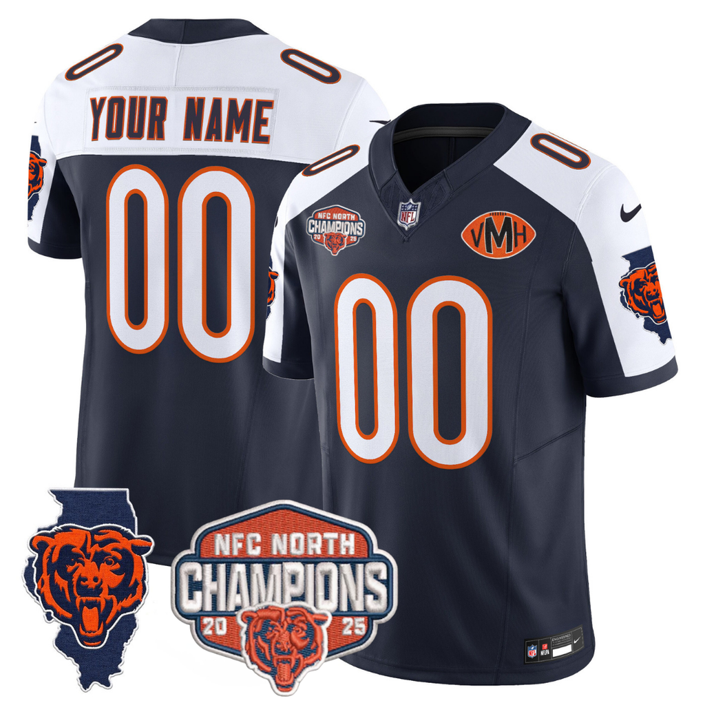 CHI 2025 NFC North Champions Patch Jersey V2