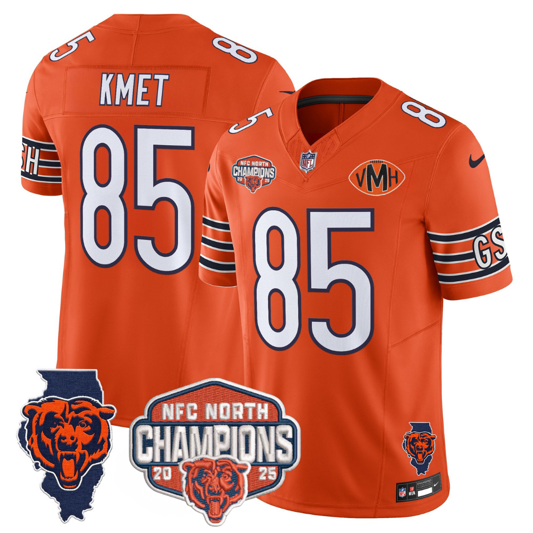 CHI 2025 NFC North Champions Patch Jersey V2