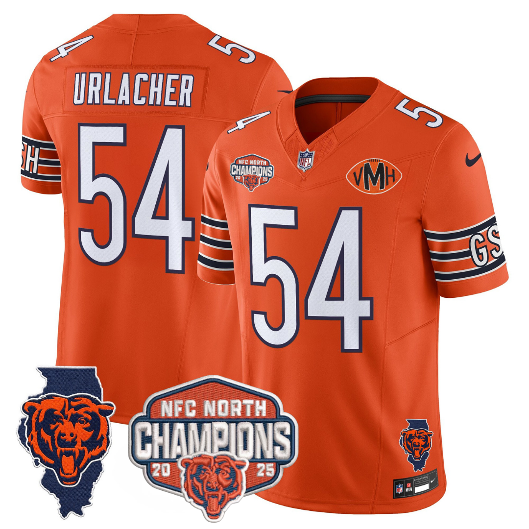 CHI 2025 NFC North Champions Patch Jersey V2
