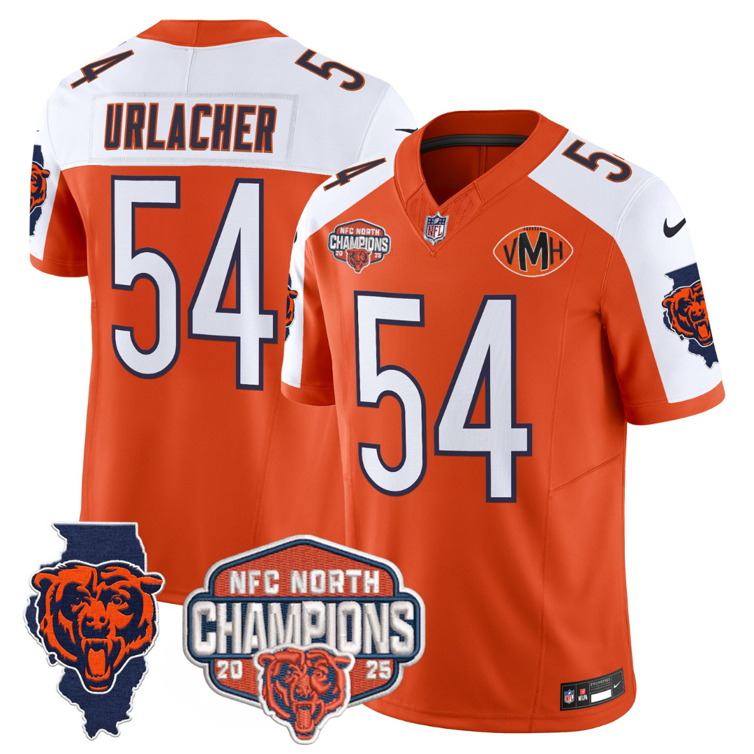 CHI 2025 NFC North Champions Patch Jersey V2