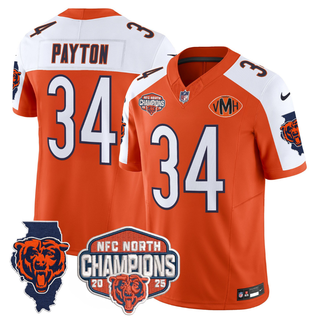 CHI 2025 NFC North Champions Patch Jersey V2