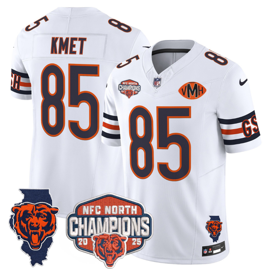 CHI 2025 NFC North Champions Patch Jersey V2