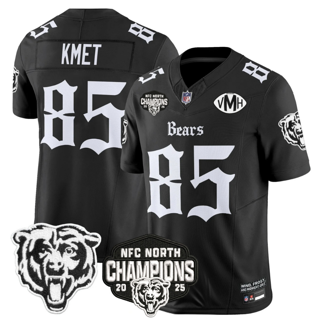 CHI 'Gothic Midway Legacy' NFC North Champions Patch Vapor Limited Jersey