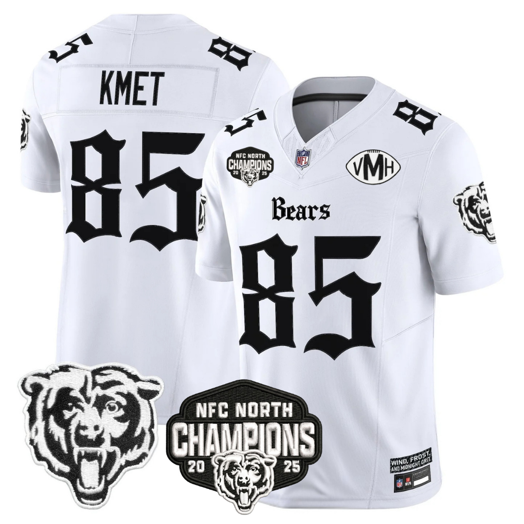 CHI 'Gothic Midway Legacy' NFC North Champions Patch Vapor Limited Jersey