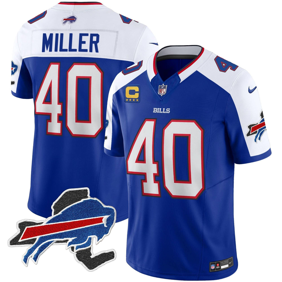 BUF New York Patch Vapor Limited Jersey