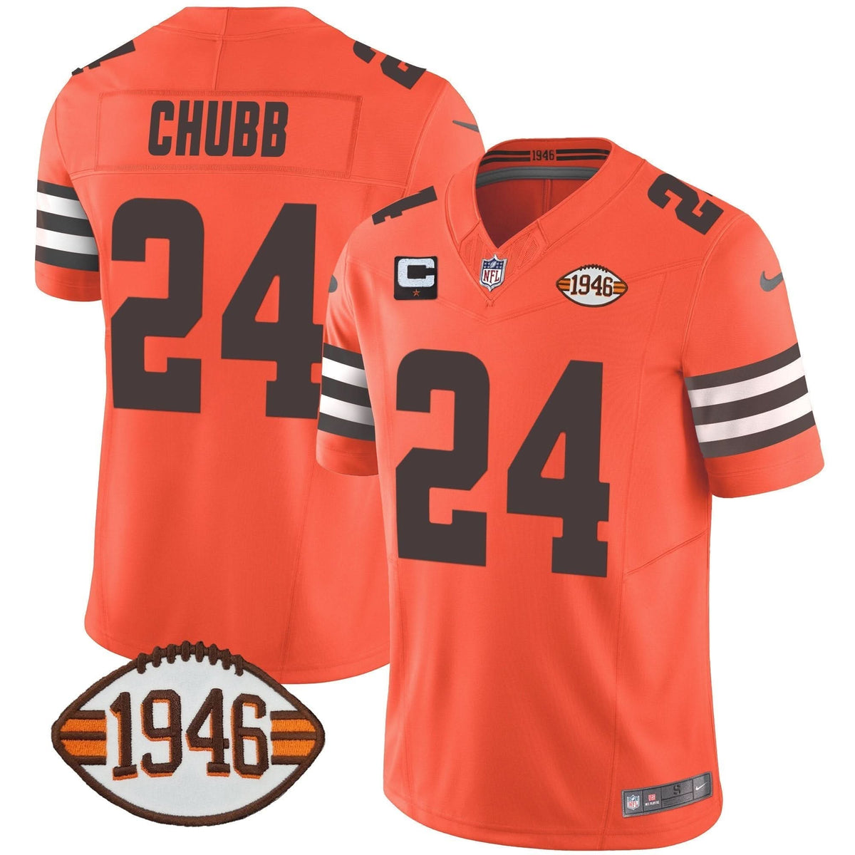 CLE 1946 75th Anniversary Patch Jersey