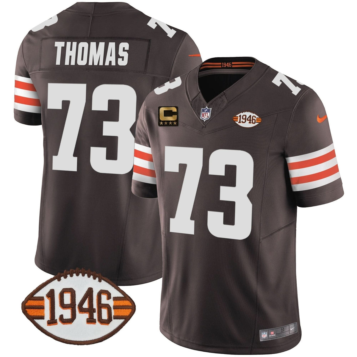 CLE 1946 75th Anniversary Patch Jersey