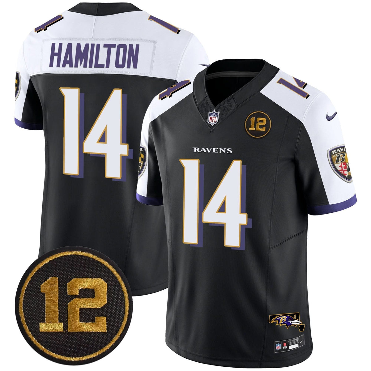 BAL Jacoby Jones Patch Vapor Limited Jersey