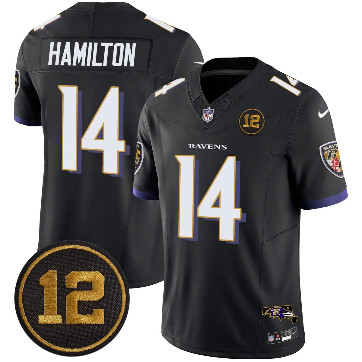 BAL Jacoby Jones Patch Vapor Limited Jersey
