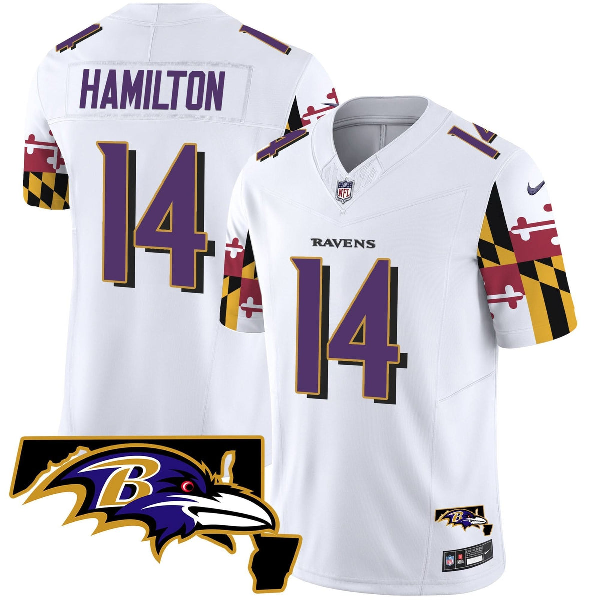 BAL Maryland Flag Vapor Limited Jersey V2