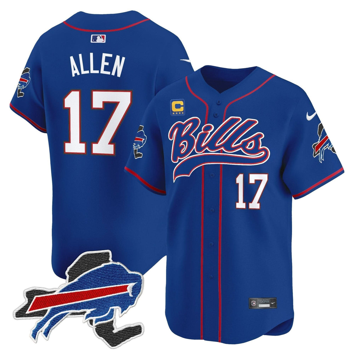 BB 2024 New York Patch Vapor Baseball Jersey - All Stitched