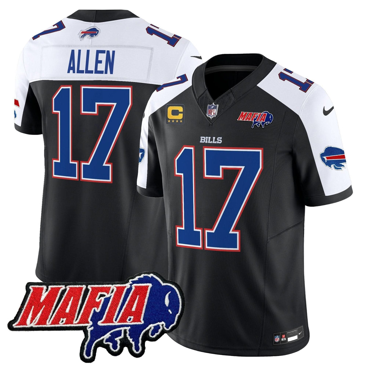 BB 2024 BUF Mafia Patch Vapor Limited Jersey