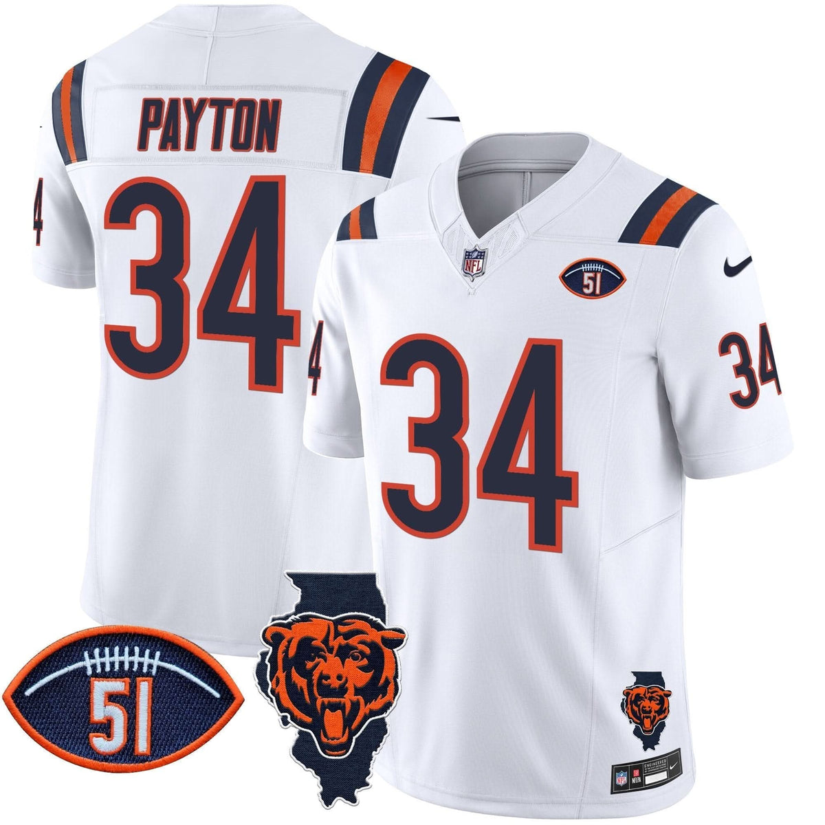 CHI Illinois Patch Vapor Limited Jersey V2