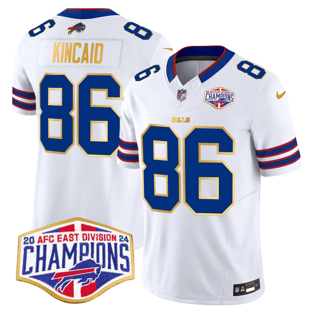 BUF 2024 AFC East Division Champions Gold Trim Vapor Limited Jersey