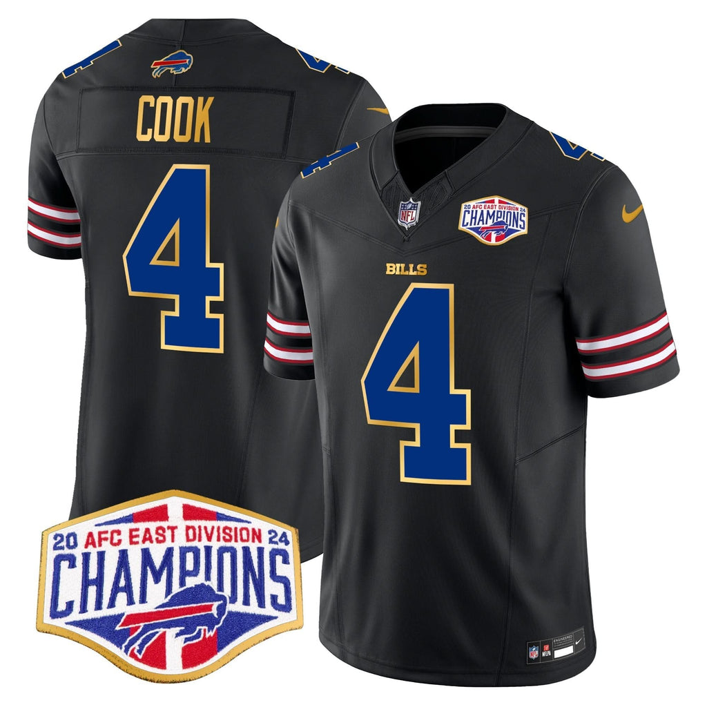BUF 2024 AFC East Division Champions Gold Trim Vapor Limited Jersey