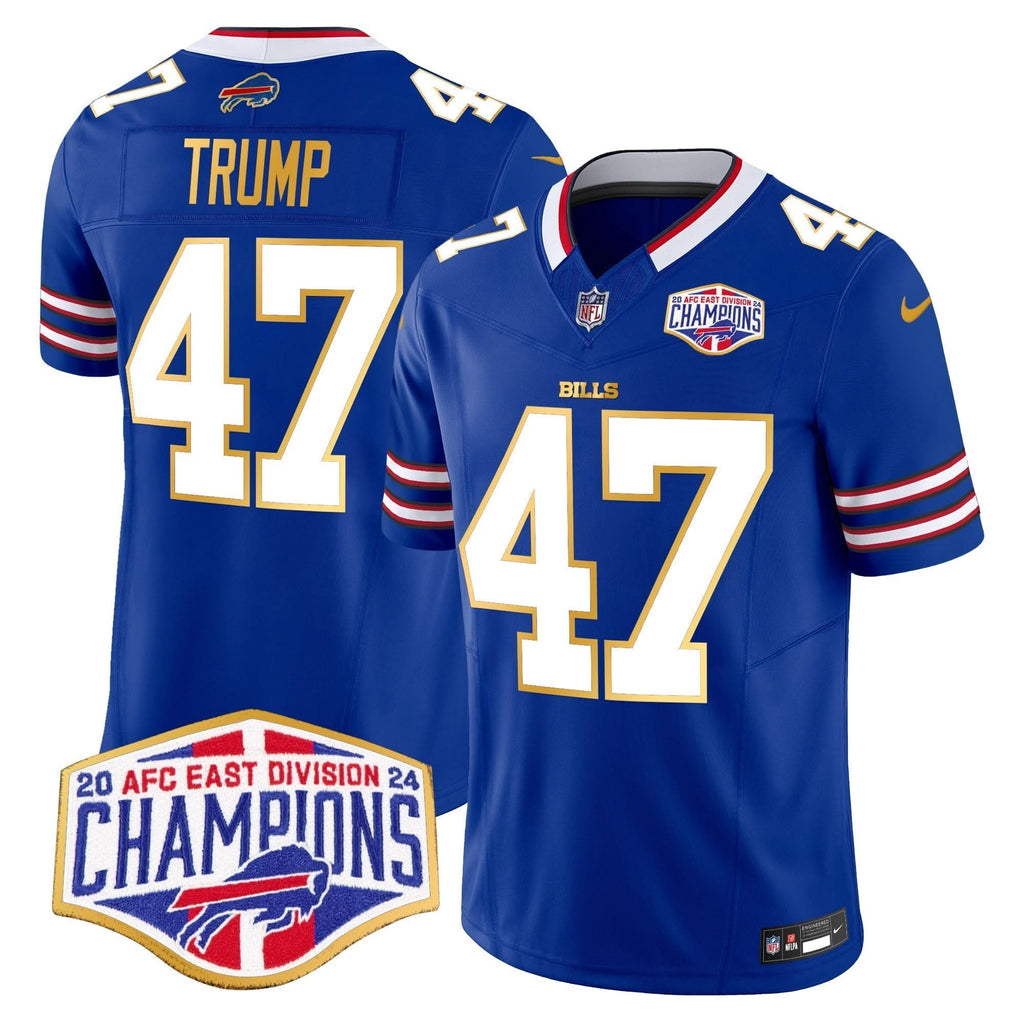 BUF 2024 AFC East Division Champions Gold Trim Vapor Limited Jersey