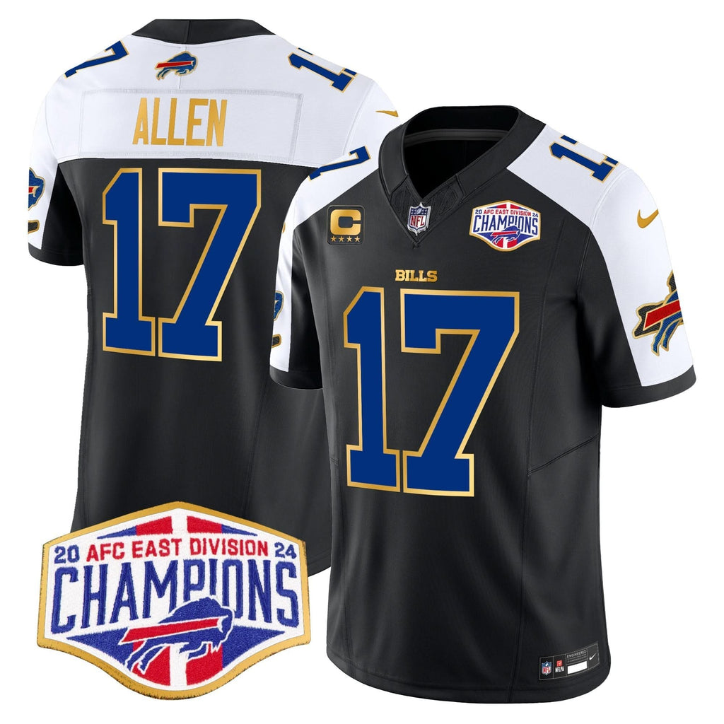 BUF 2024 AFC East Division Champions Gold Trim Vapor Limited Jersey