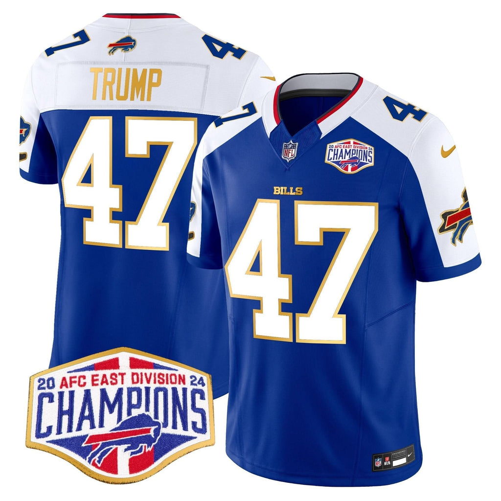 BUF 2024 AFC East Division Champions Gold Trim Vapor Limited Jersey