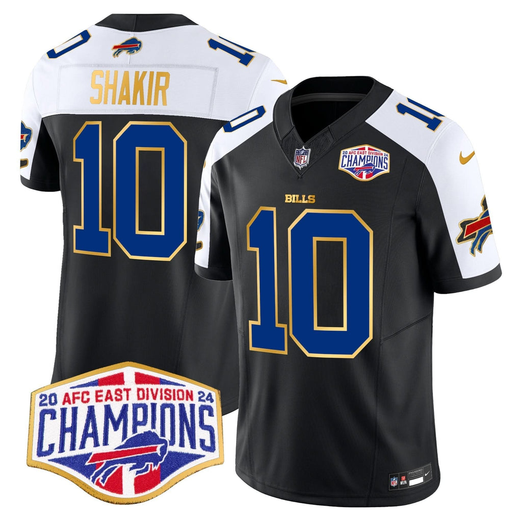 BUF 2024 AFC East Division Champions Gold Trim Vapor Limited Jersey