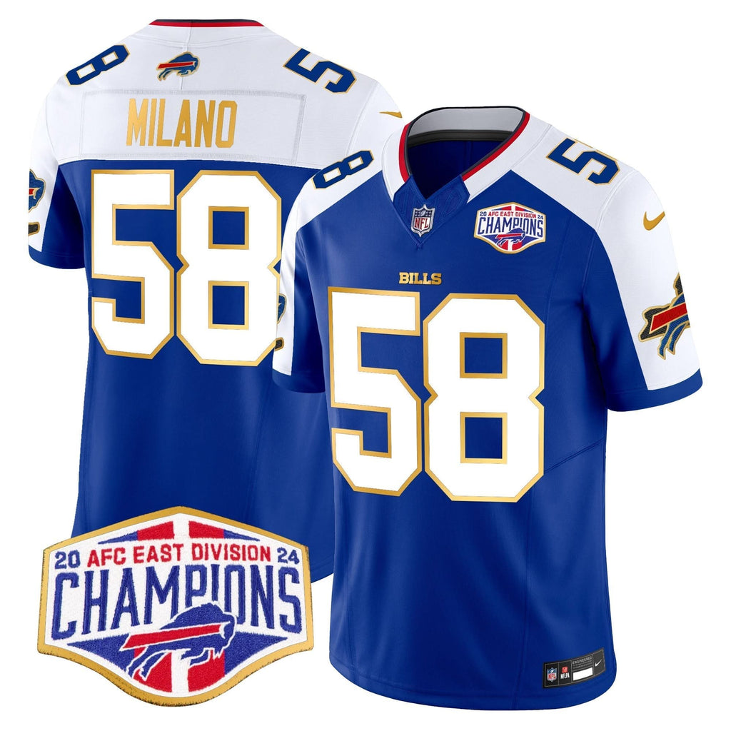 BUF 2024 AFC East Division Champions Gold Trim Vapor Limited Jersey