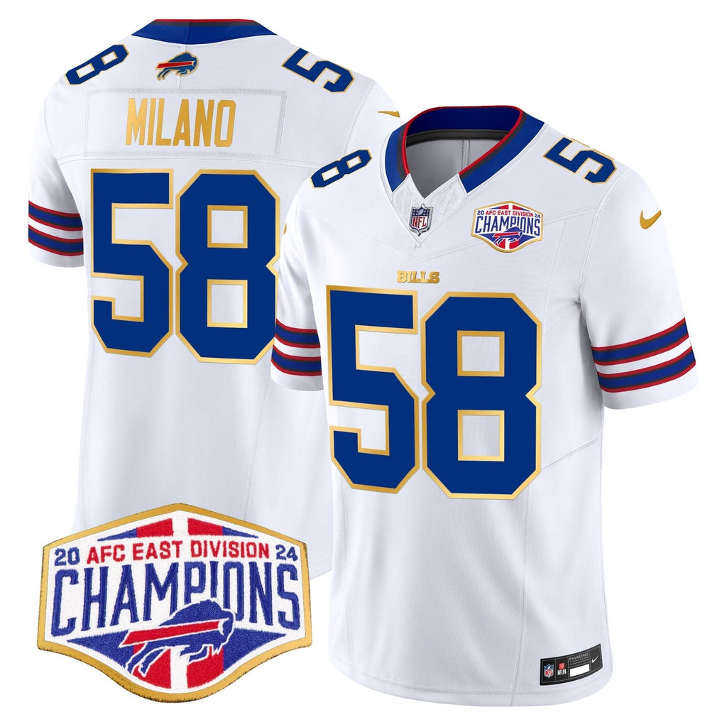 BUF 2024 AFC East Division Champions Gold Trim Vapor Limited Jersey