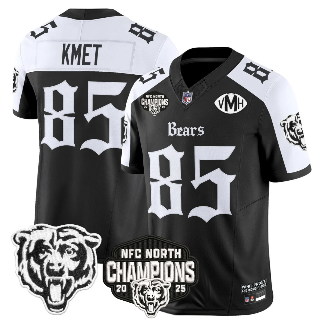 CHI 'Gothic Midway Legacy' NFC North Champions Patch Vapor Limited Jersey