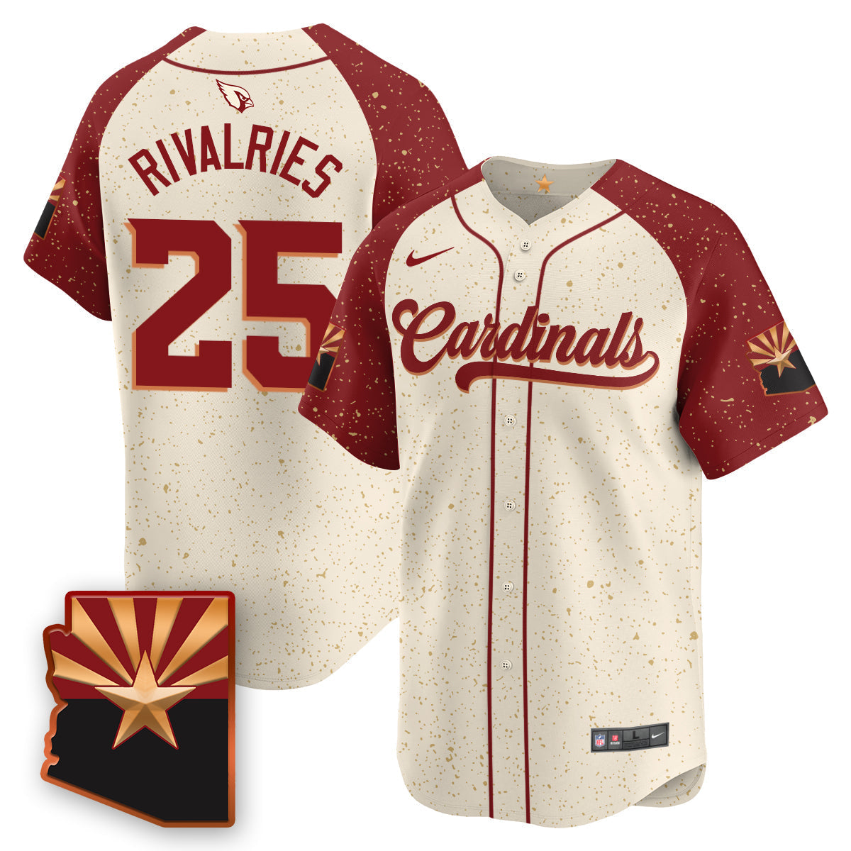 AC Rivalry Series Baseball Jersey - All Stitched