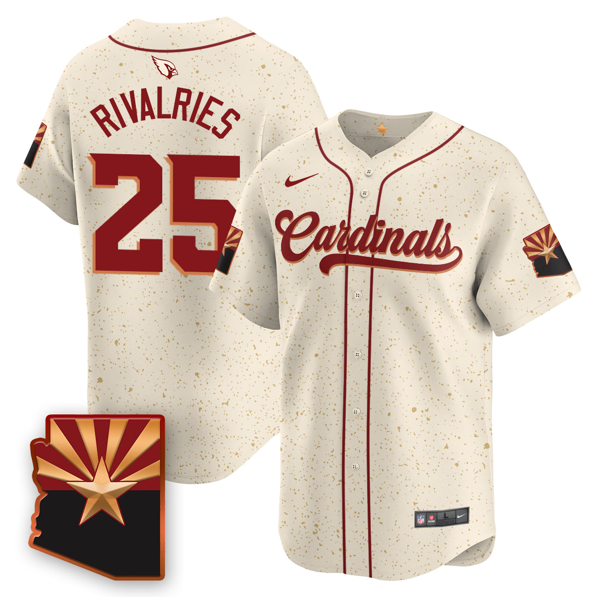 AC Rivalry Series Baseball Jersey - All Stitched