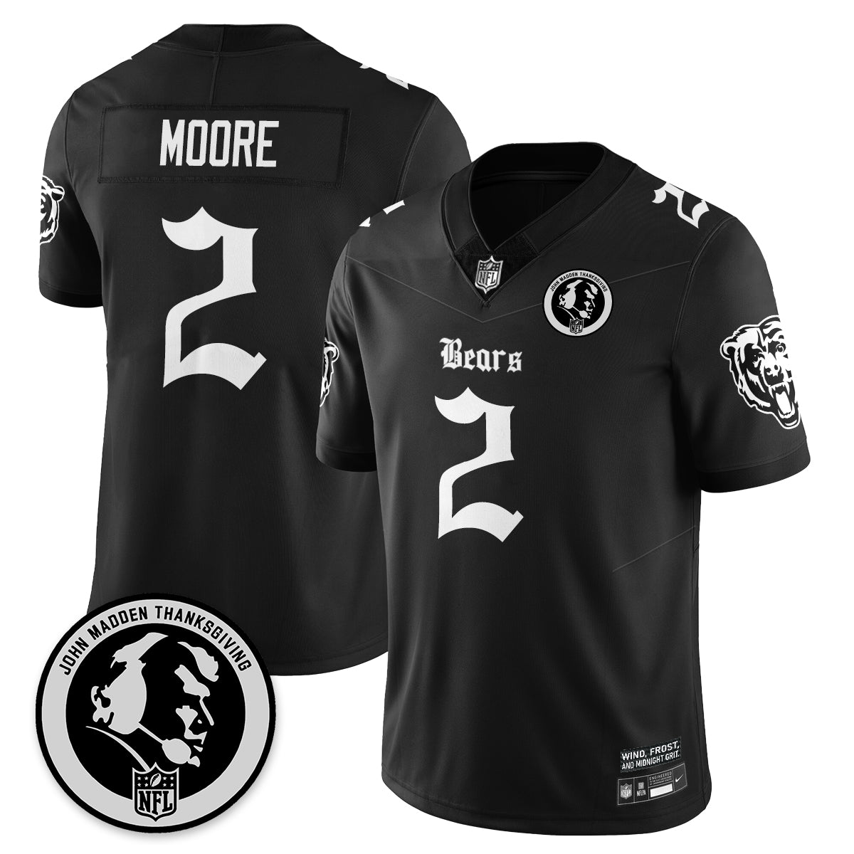 CHI Gothic Vapor Limited Jersey - John Madden Patch