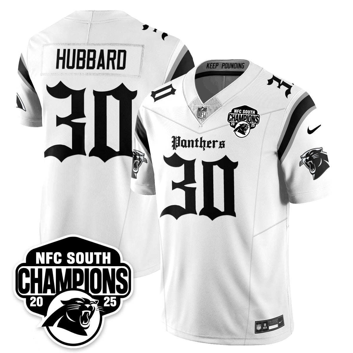 CAR Gothic NFC South Division Champions Vapor Limited Gothic Jersey