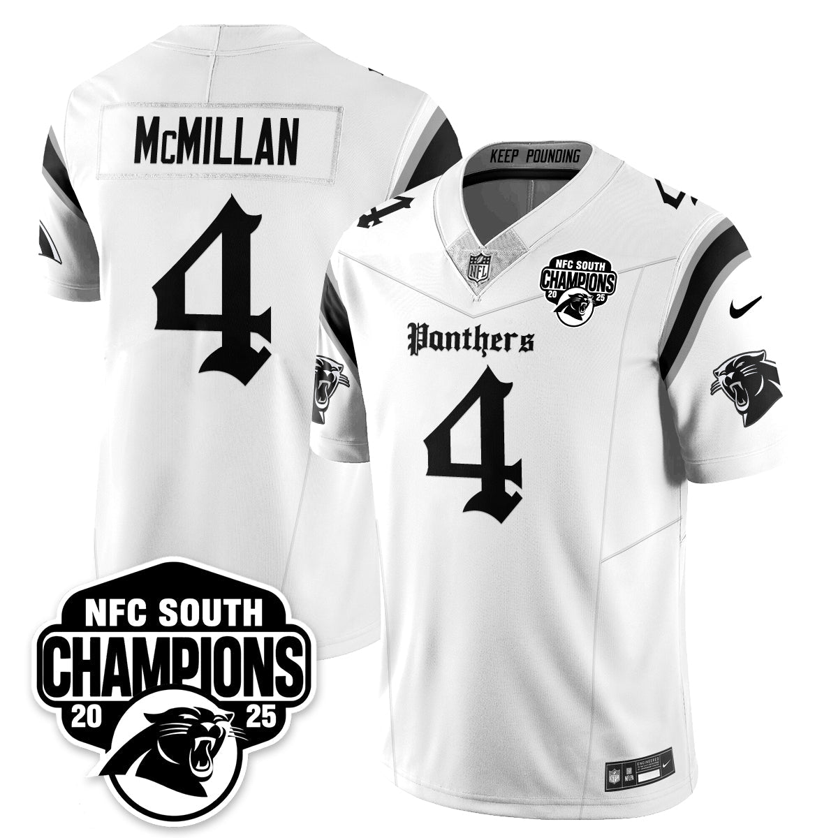 CAR Gothic NFC South Division Champions Vapor Limited Gothic Jersey