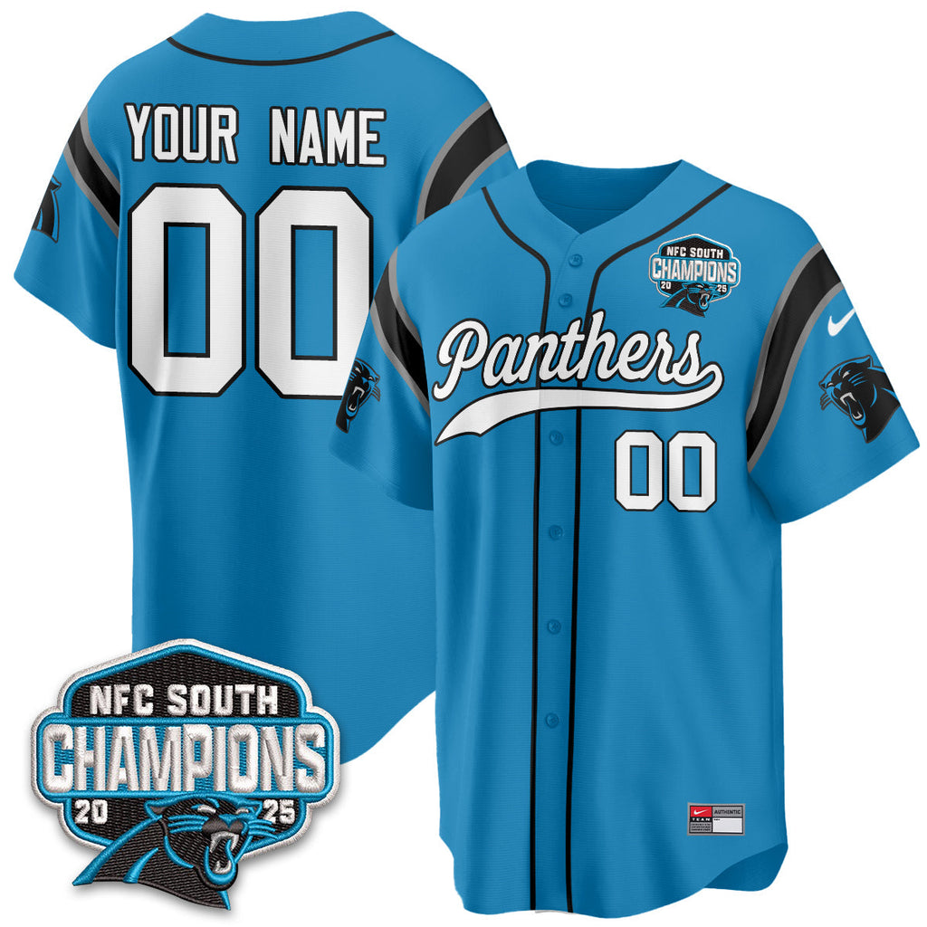 CAR NFC South Division Champions Vapor Limited Baseball Jersey - All Stitched