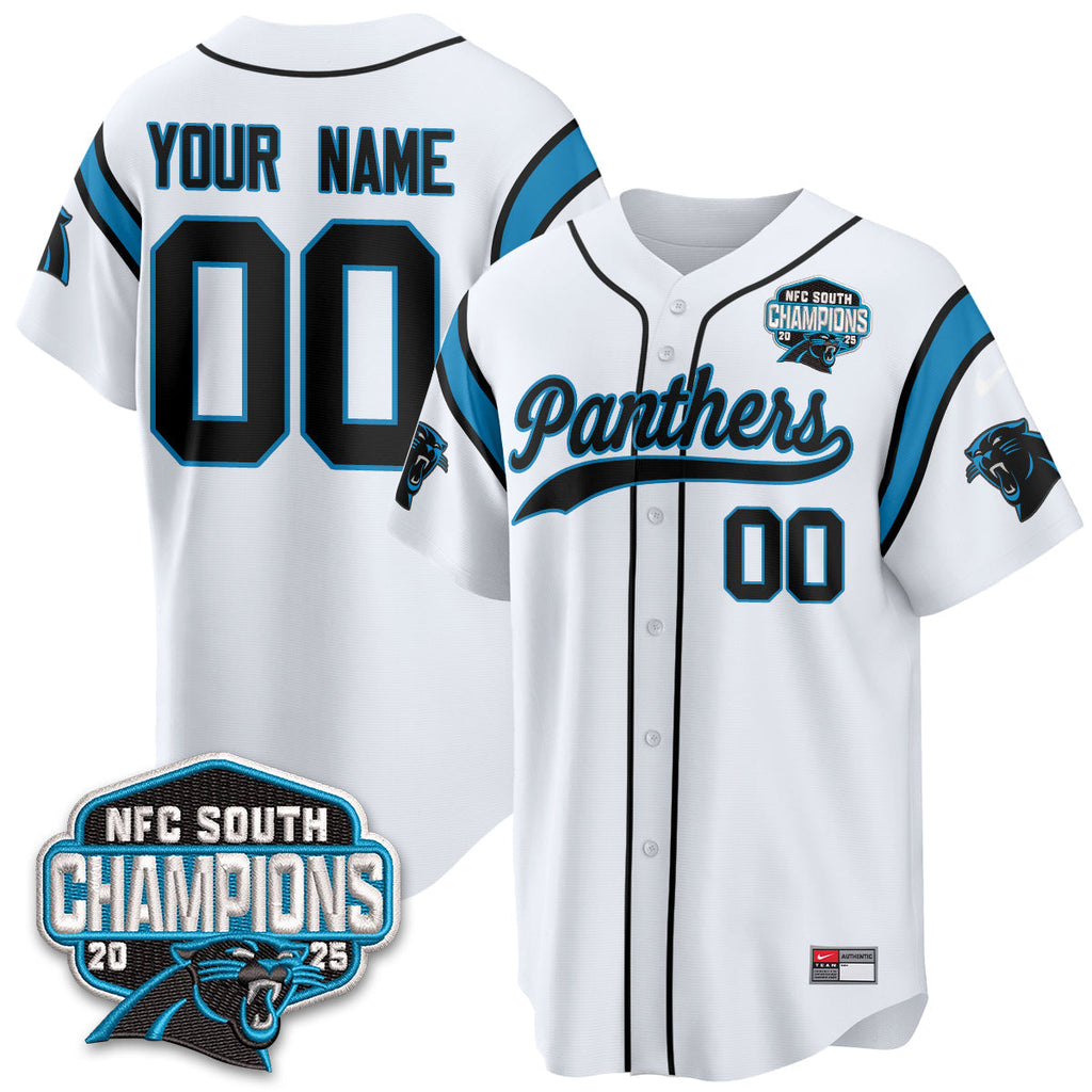 CAR NFC South Division Champions Vapor Limited Baseball Jersey - All Stitched
