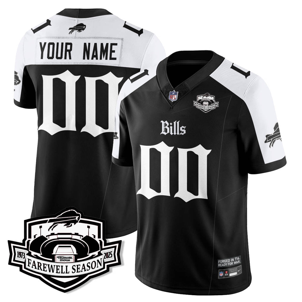 BUF Gothic Vapor Limited Jersey - Farewell Highmark Patch