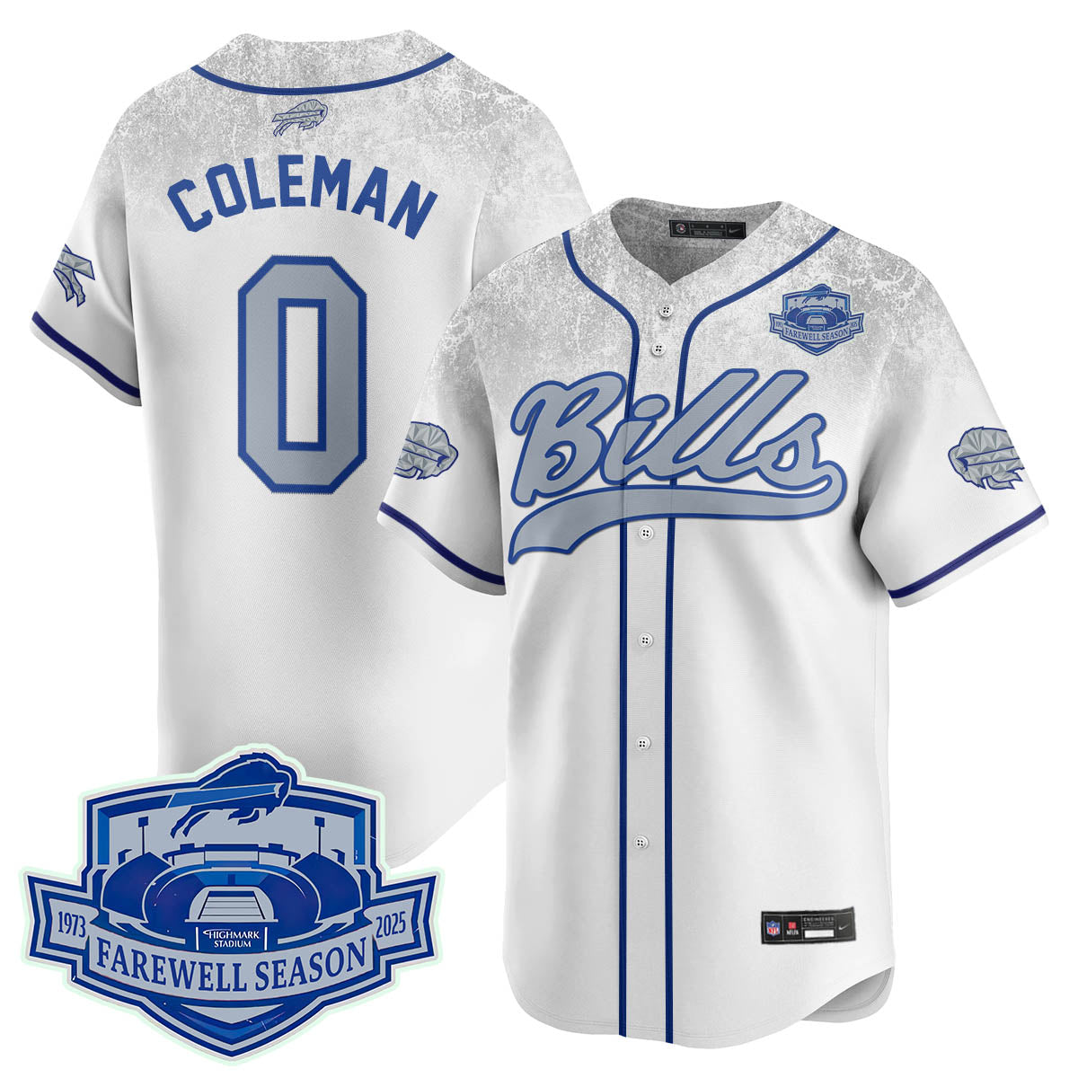 BB 2025 Baseball Jersey All Stitched - Farewell to Highmark Stadium