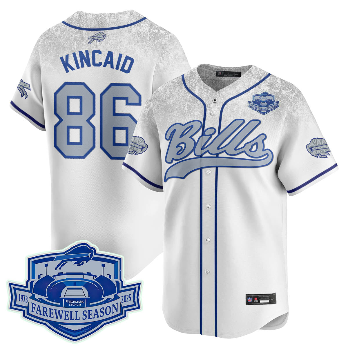 BB 2025 Baseball Jersey All Stitched - Farewell to Highmark Stadium