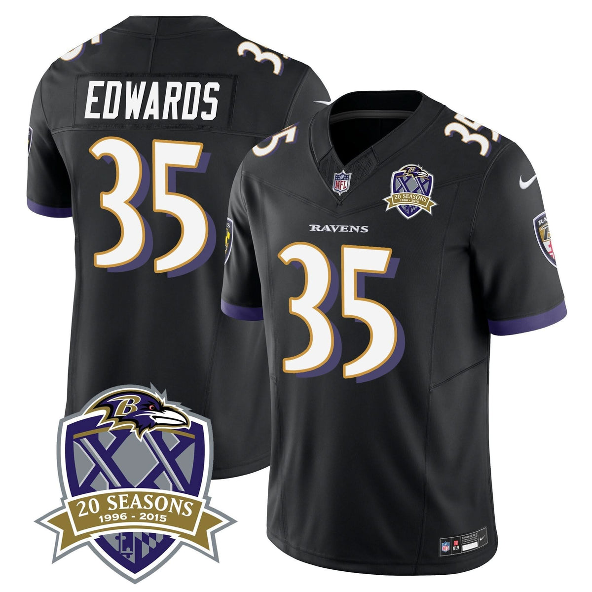 BAL 20th Season Patch Vapor Limited Jersey