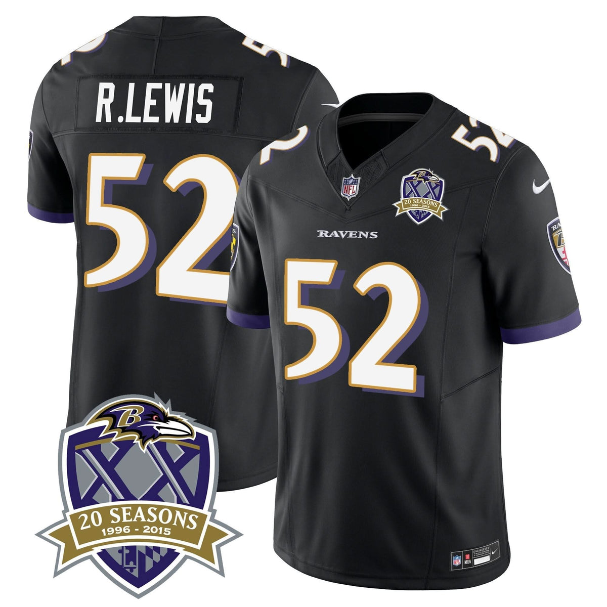 BAL 20th Season Patch Vapor Limited Jersey