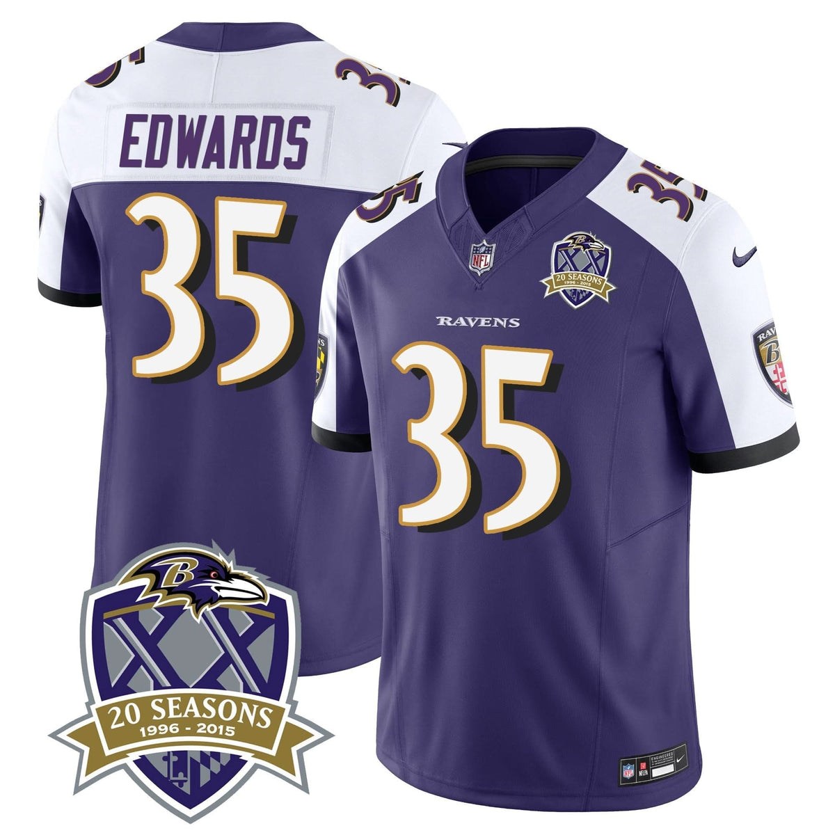 BAL 20th Season Patch Vapor Limited Jersey