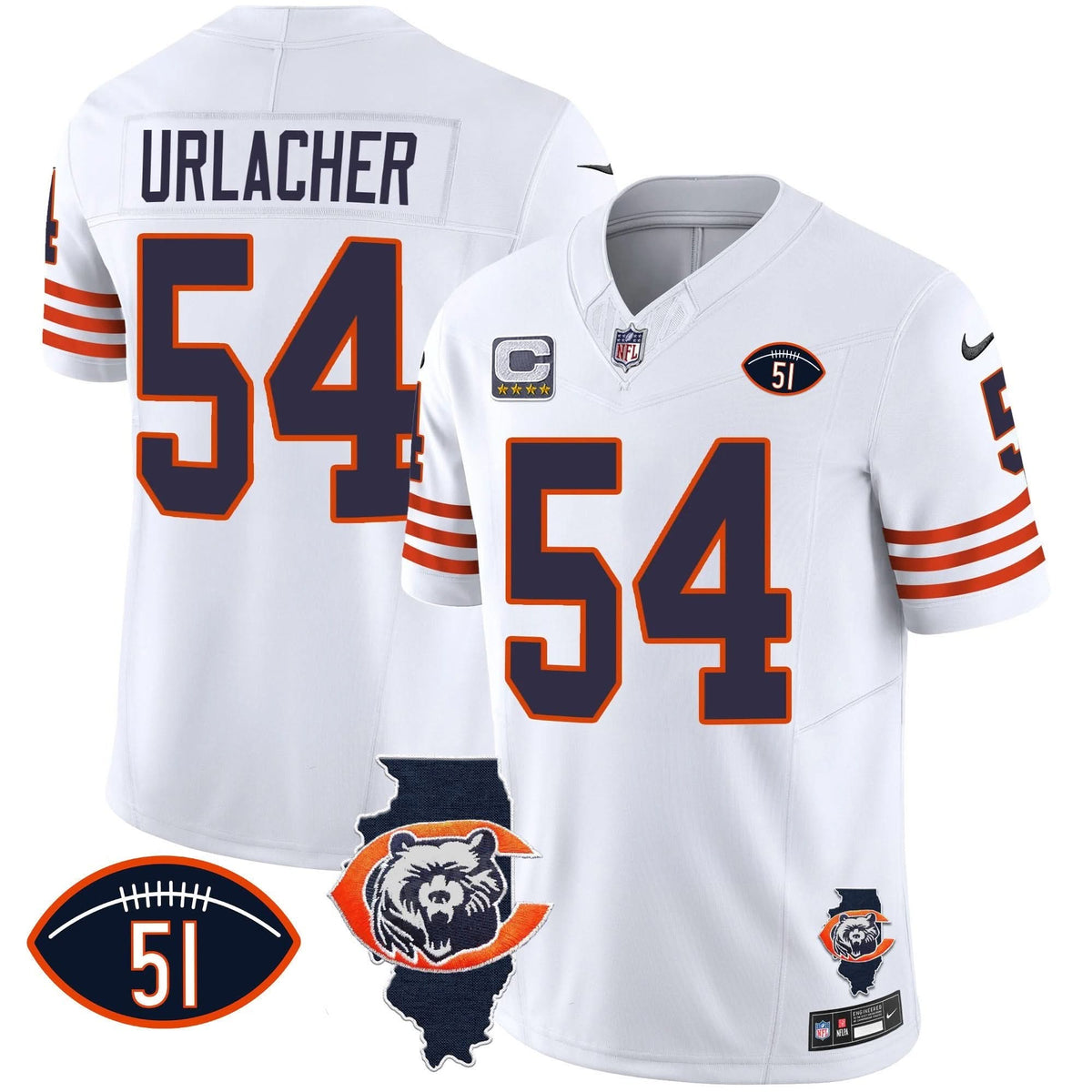 CHI Throwback Illinois Patch Vapor Jersey