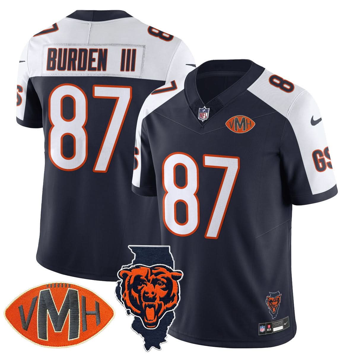 CB Honor Virginia Halas McCaskey Jersey
