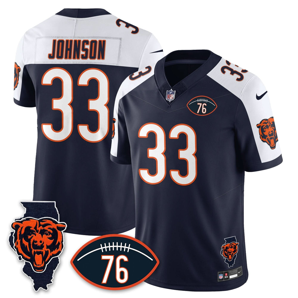 CB Honor Steve McMichael Jersey
