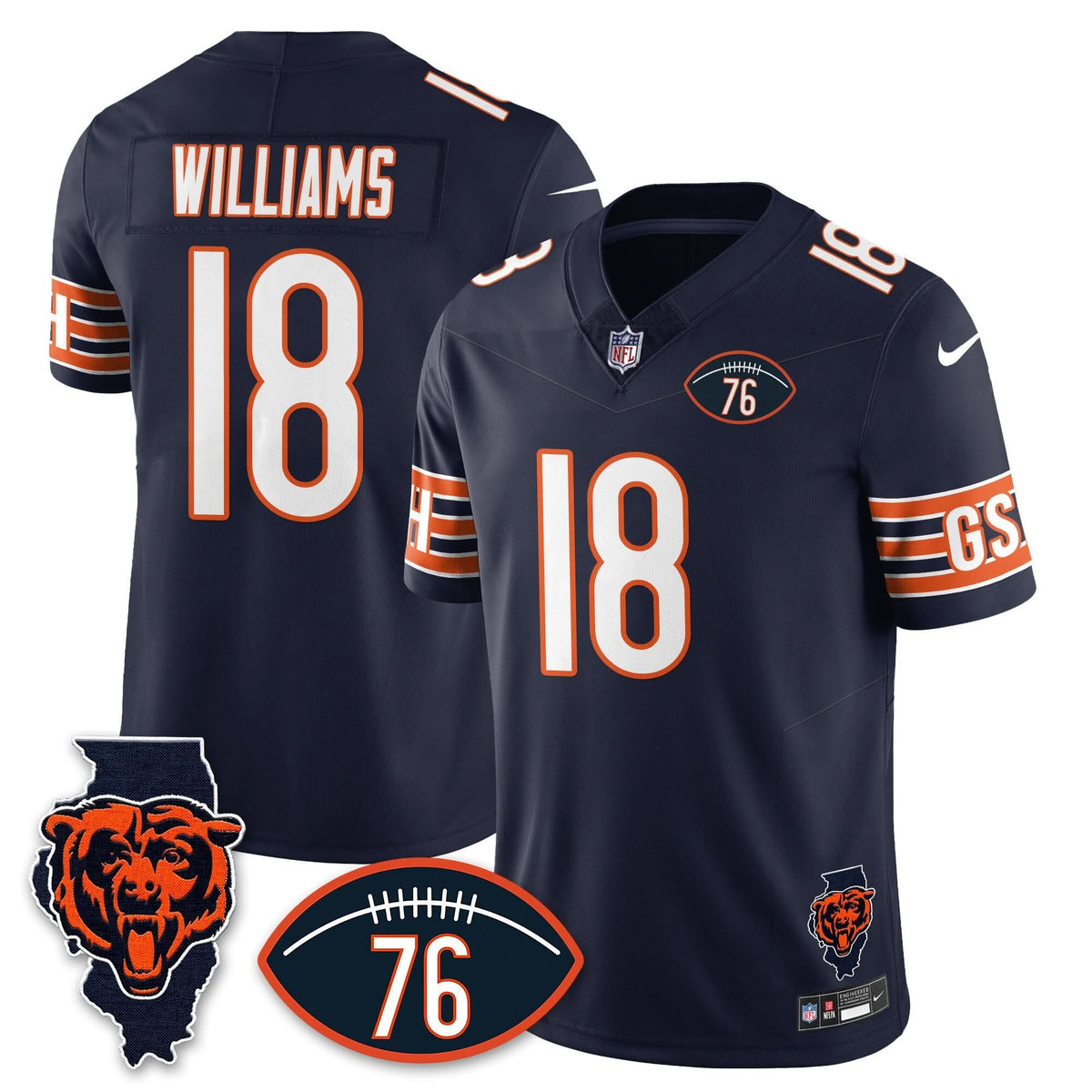 CB Honor Steve McMichael Jersey