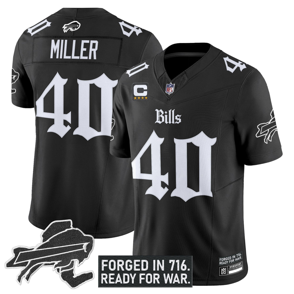 BUF 'Gothic Cold Front Edition' Vapor Limited Jersey
