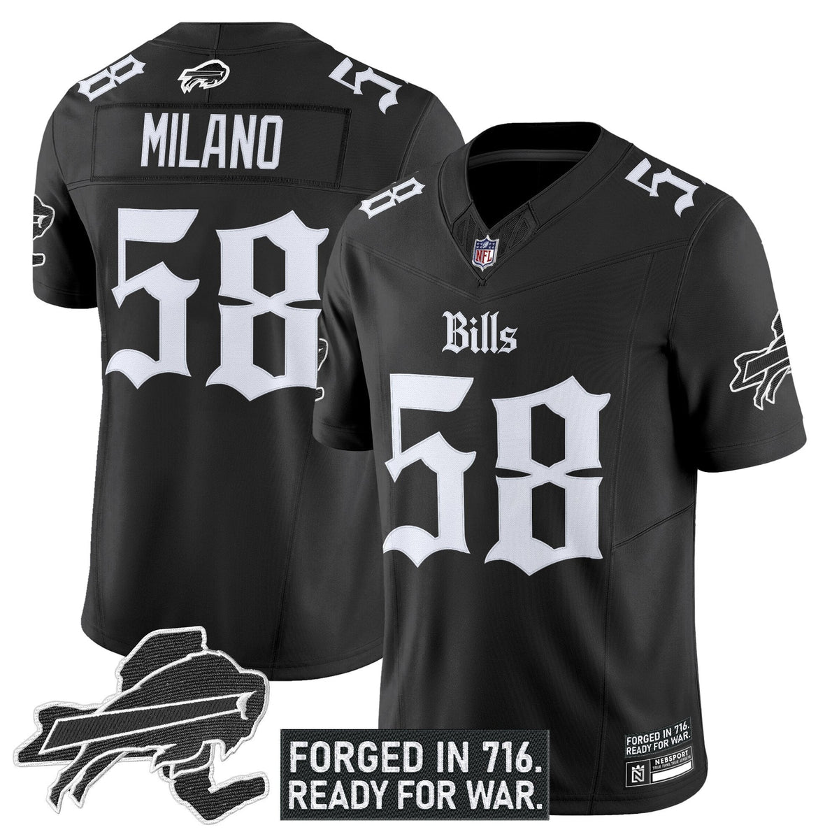 BUF 'Gothic Cold Front Edition' Vapor Limited Jersey