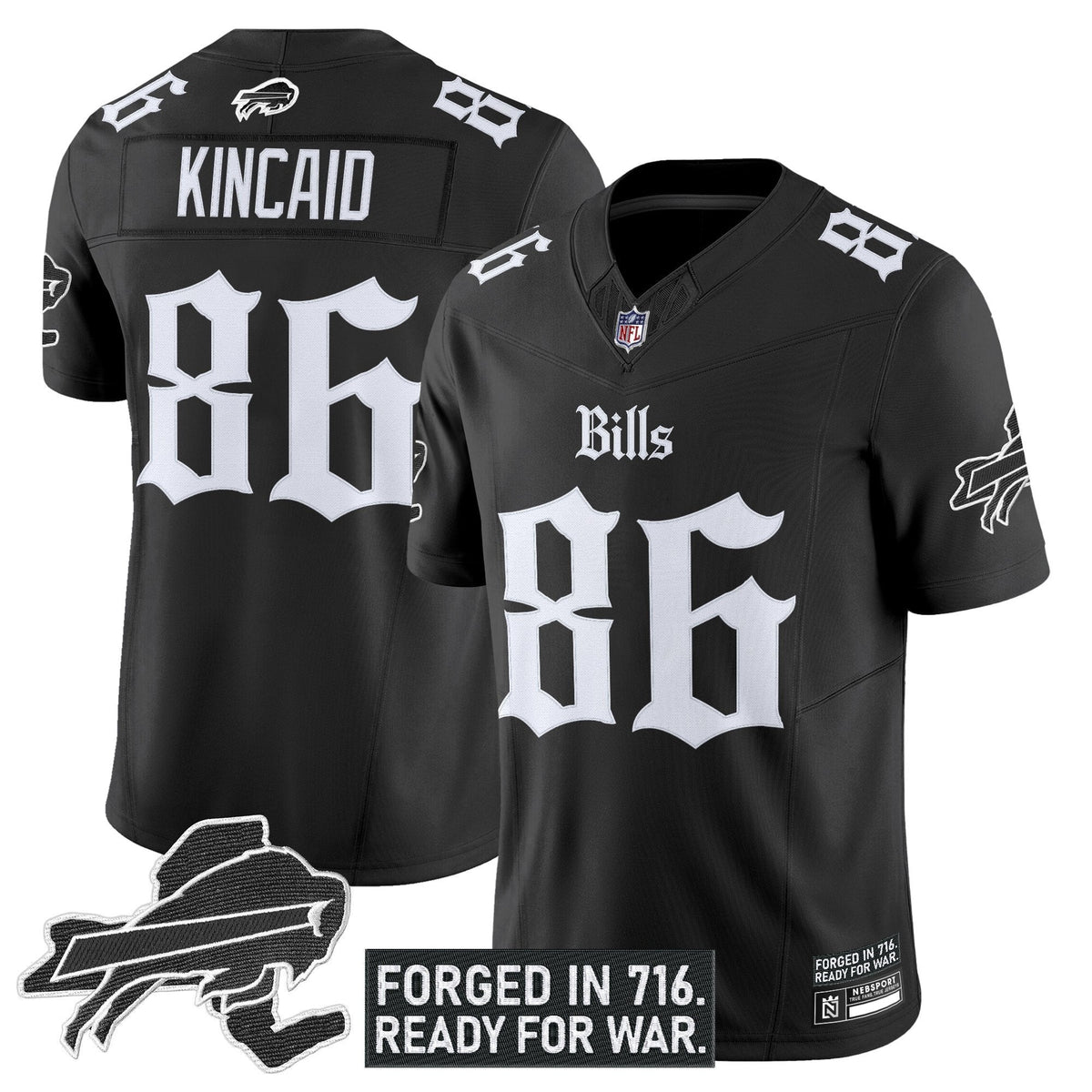 BUF 'Gothic Cold Front Edition' Vapor Limited Jersey