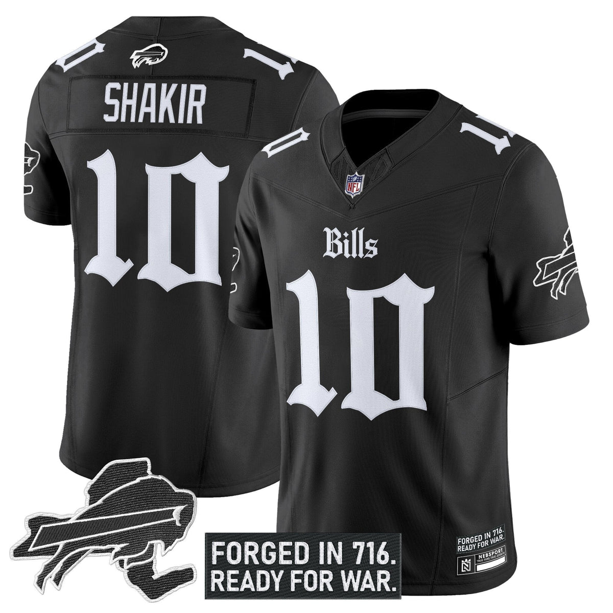 BUF 'Gothic Cold Front Edition' Vapor Limited Jersey