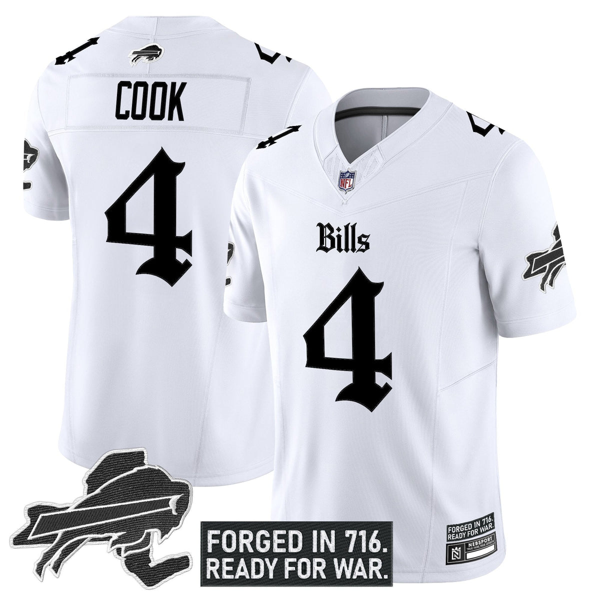 BUF 'Gothic Cold Front Edition' Vapor Limited Jersey